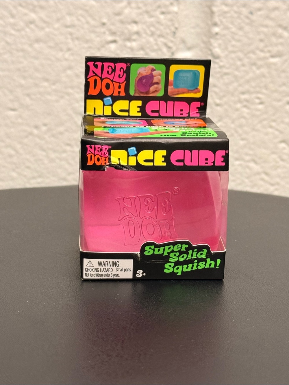 RMS Beauty Pink Nice Cube Super Solid Squish Toy